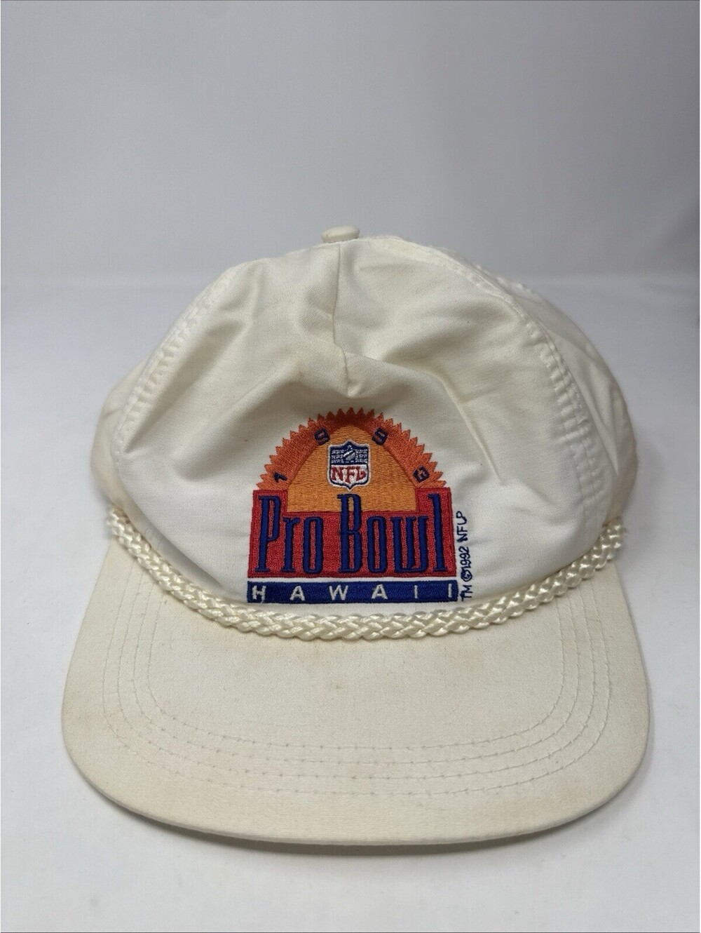 NFL Pro Bowl 1993 Hawaii VTG Throwback Rope Hat SnapBack Vintage